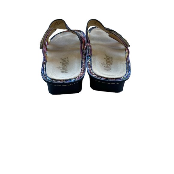 Alegria Women's Venice iridescent metallic leather Sandals Size 38 US 7.5 - Picture 3 of 6